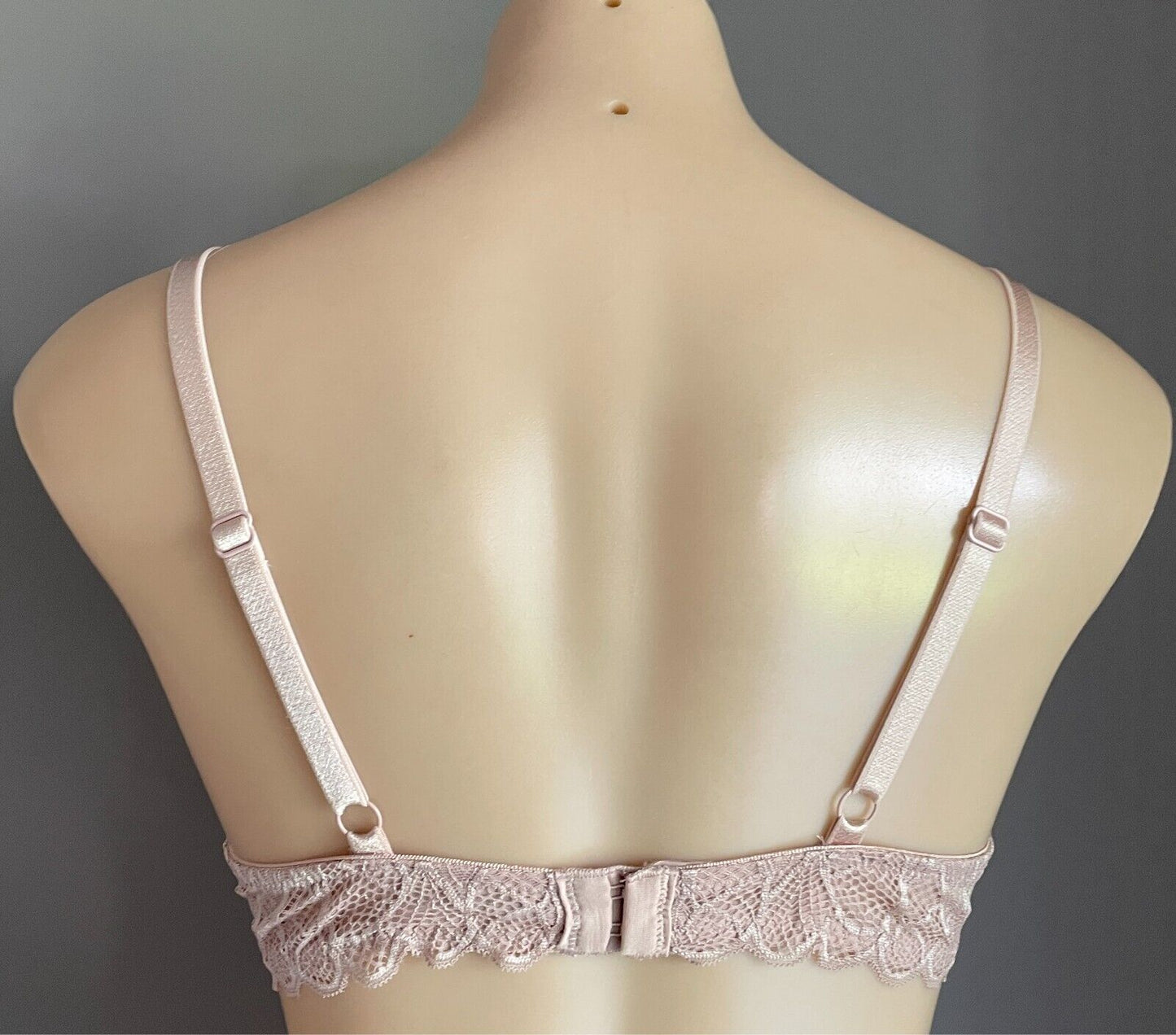 ANKO Sphinx Push Up Bra Size 12B Smooth Cups Lace Wings Adjustable Straps NWT!