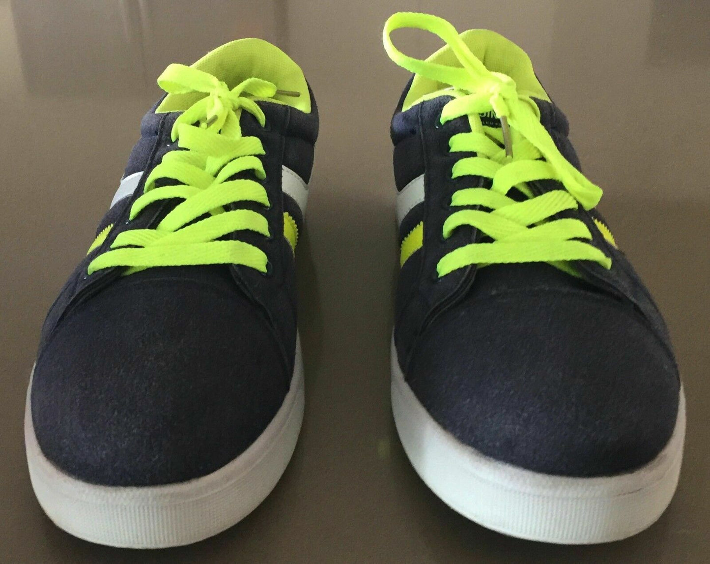 New Mens JADDA Sneakers Lace Up Casual Grey Green White Sports Shoes Size 10.5