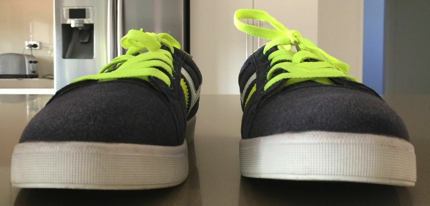 New Mens JADDA Sneakers Lace Up Casual Grey Green White Sports Shoes Size 10.5