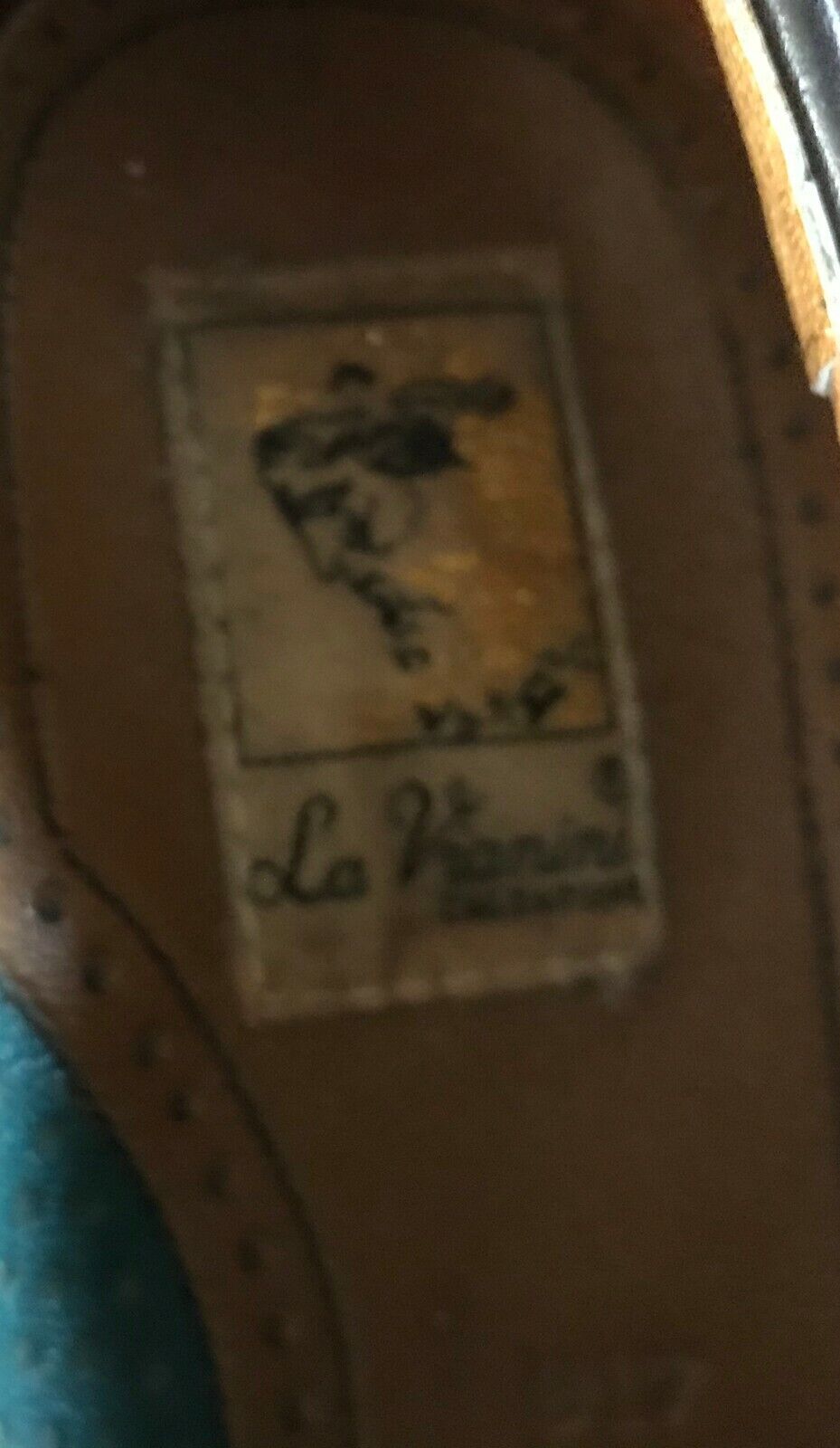 Mens LA VIANINI CALZATURE Shoes Brown Leather Brogue Style Tassel Trim Size 41 8
