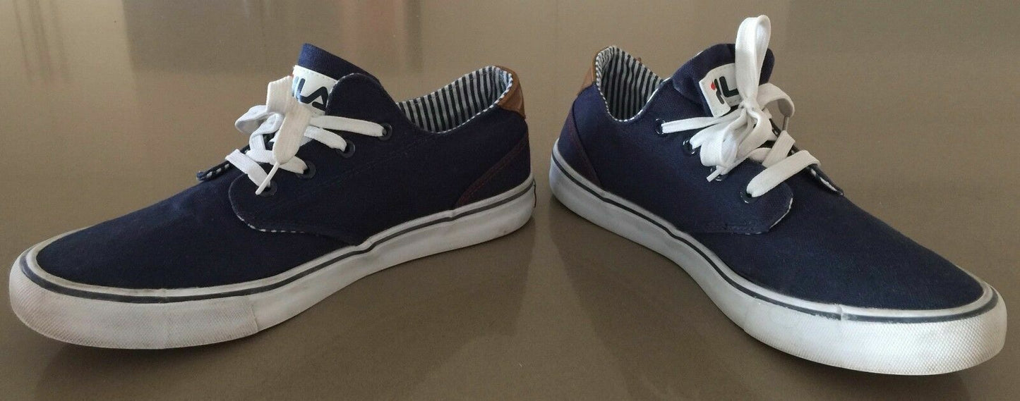 FILA "Farli Walk Plus 4" Casual Shoes Navy & White Mens UK 8 US 9 EU42 Sport New