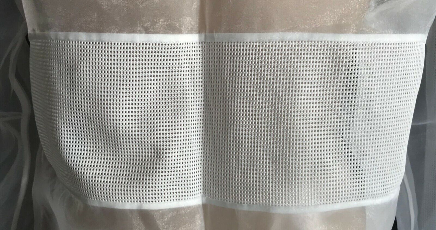 ONLY Bomber Jacket Sheer Organza "Fey Fey" Meme w Mesh Net Trim Ladies Size L