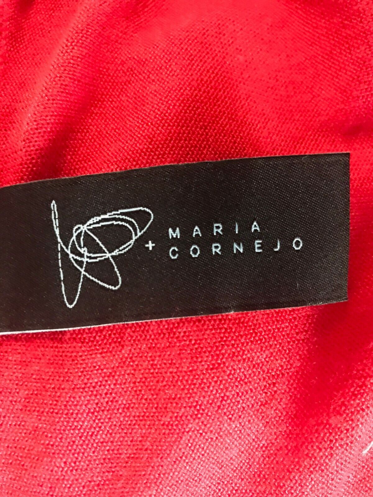 ZERO + MARIA CORNEJO Cardigan Watermelon Red Soft Drape Bamboo Size S 12