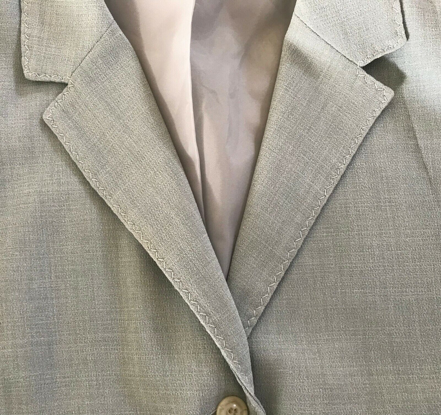 EVENTS Jacket Light Blue Long Sleeve Blazer Ladies Size 16 Beautiful Vintage