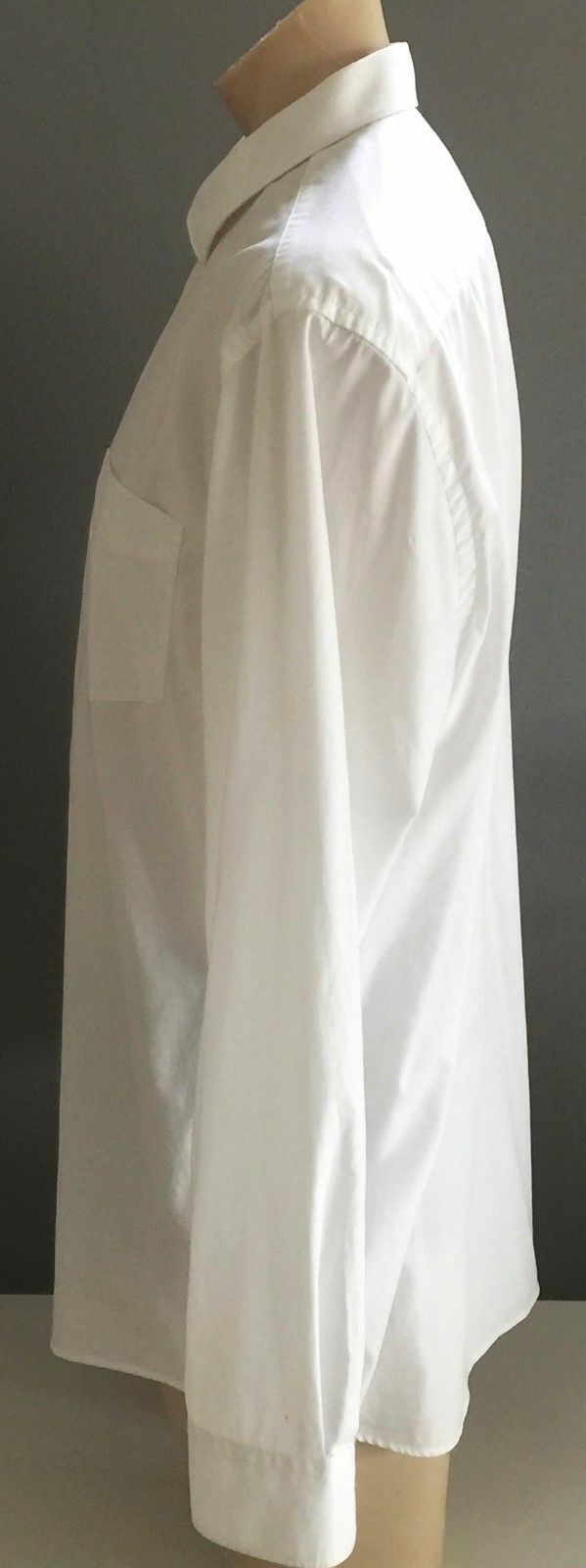 Mens LIMITED EDITIONS White Shirt Long Sleeve Dress Shirt Plus Size XXXL Formal