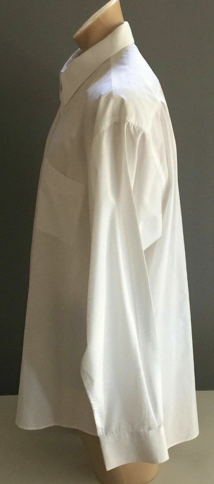 Mens CASSINI White Shirt Long Sleeve Classic Size 49 Neck 152 Chest