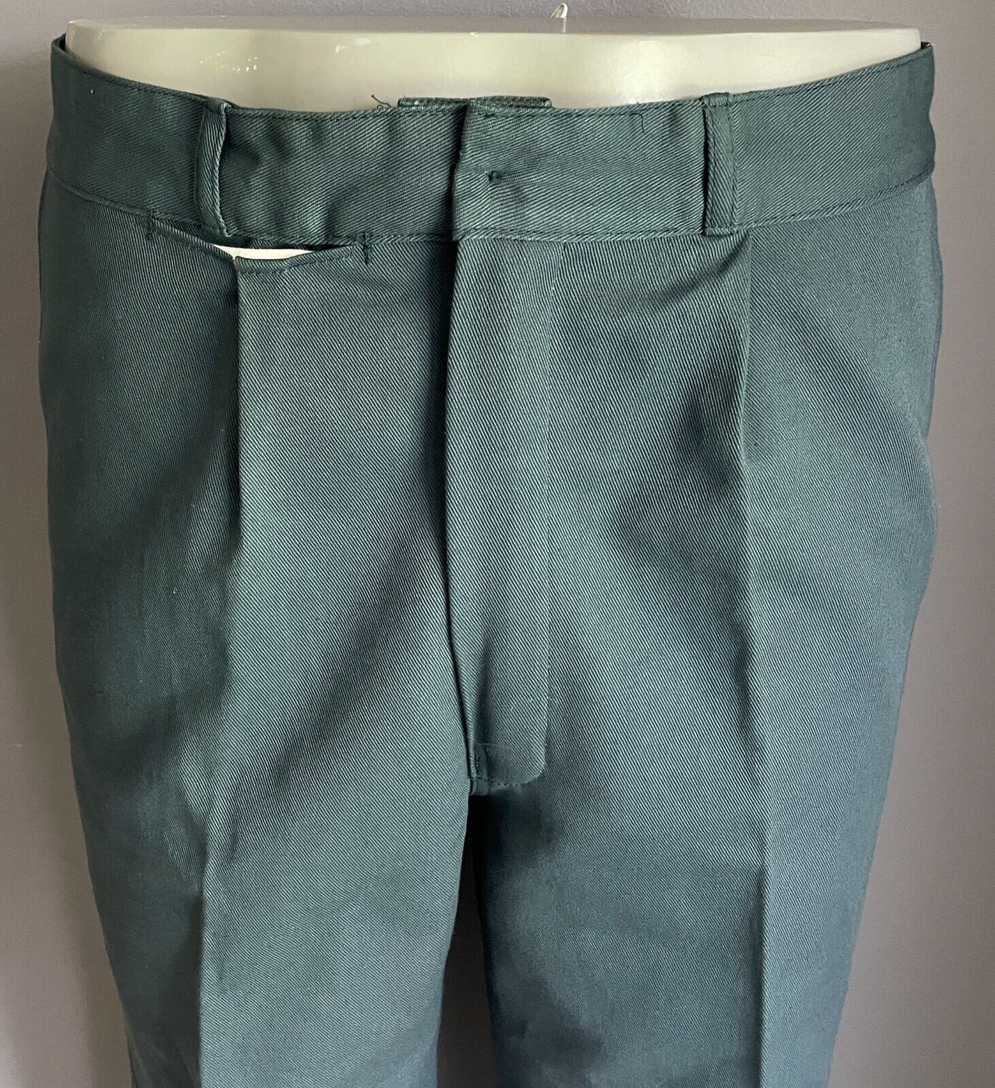 KING GEE Pants Work Wear Bottle Green Full Length Straight Mens Size 102 ST NEW