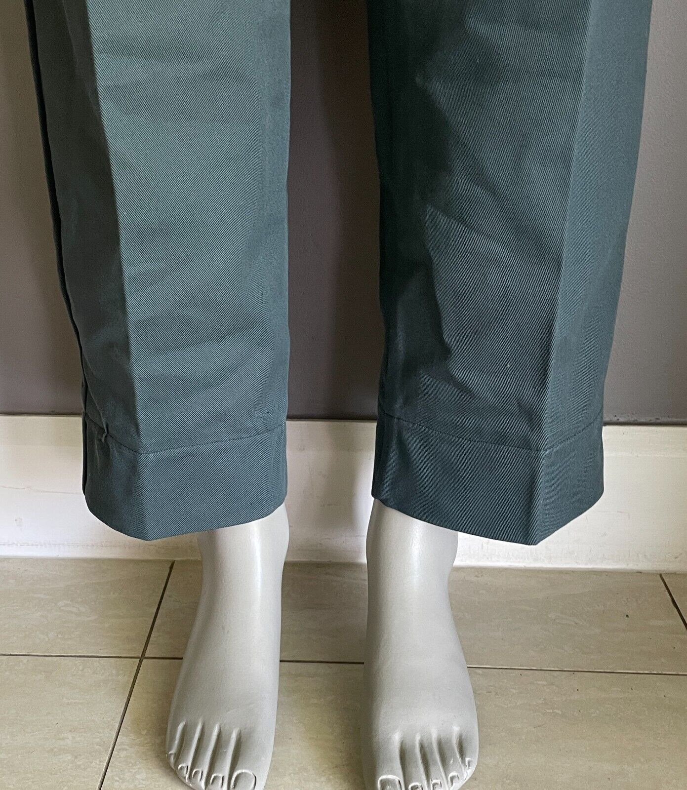 KING GEE Pants Work Wear Bottle Green Full Length Straight Mens Size 102 ST NEW