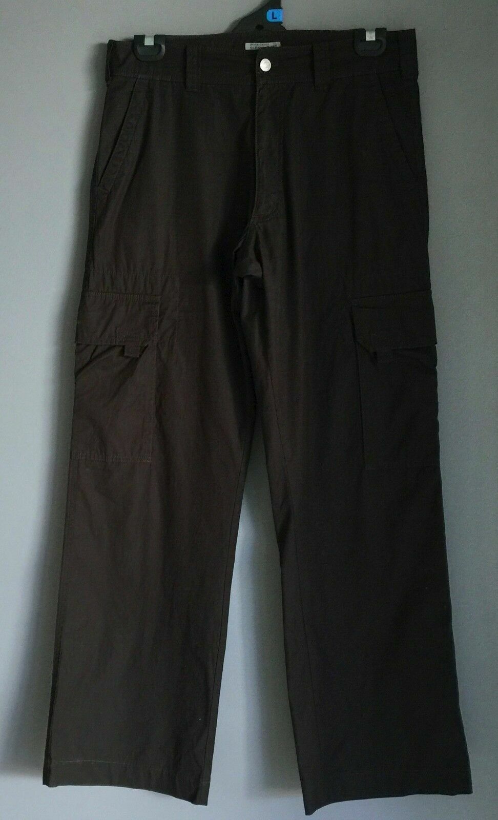 Mens Cargo Pants SISSY BOY Brown Skater Long Shorts Retro Style Size M 32W NEW