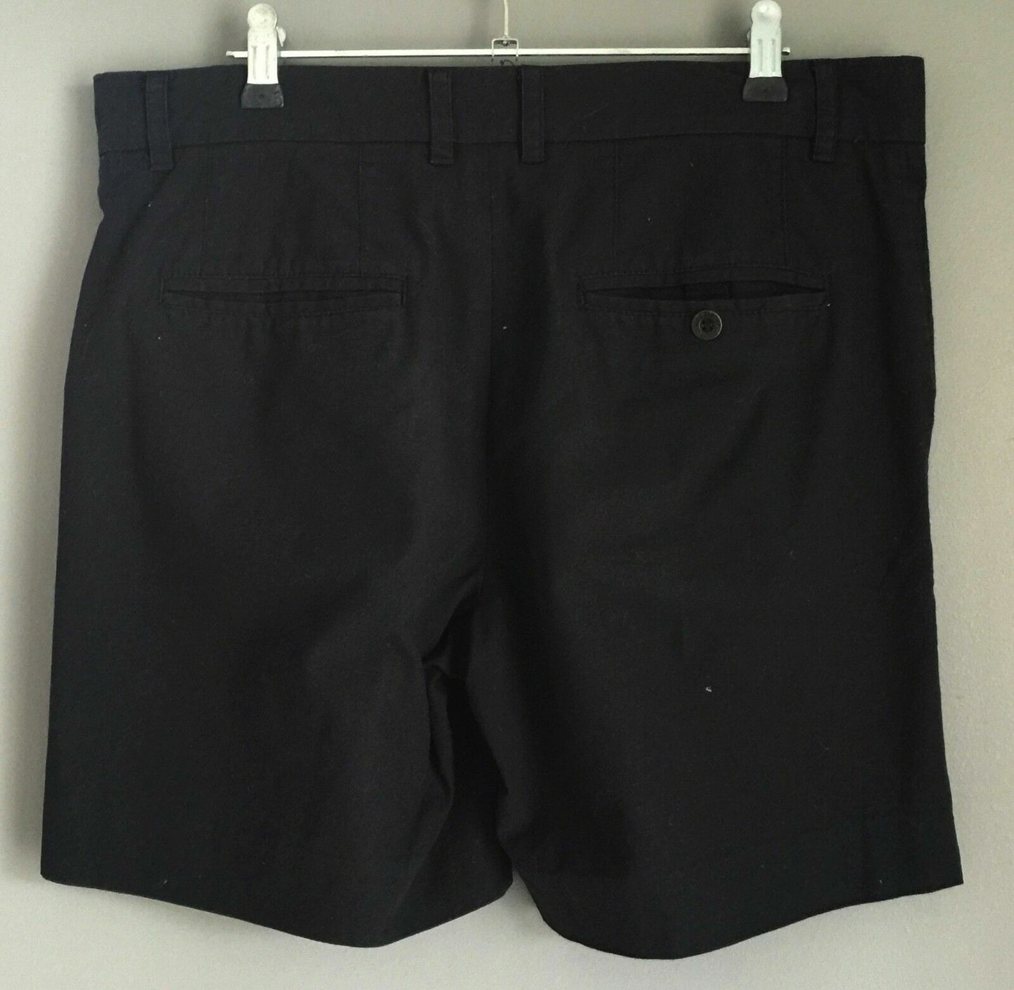 WE ROB BANKS Casual Shorts Navy Blue Mens Size 32 Smart NEW