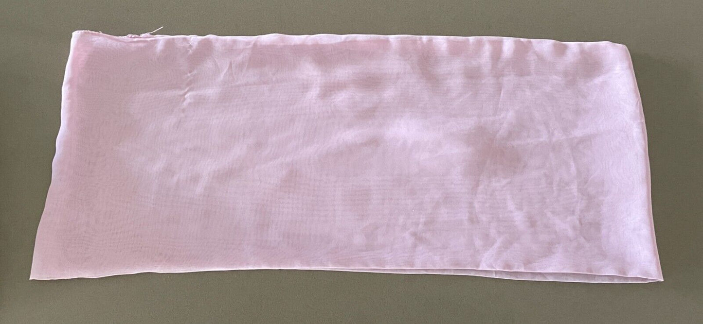 Infinity Scarf Vintage Handmade Ladies Pink Chiffon Neck WRAP Scarf