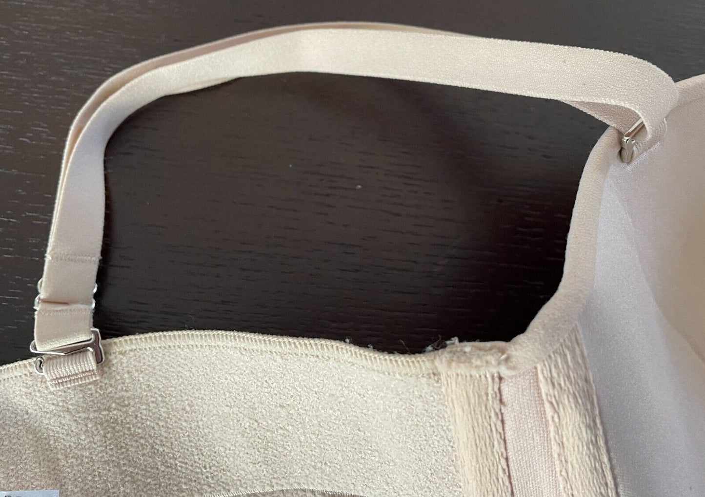 KAYSER Bra 14C Underwire Beige Moulded Smooth Cups 4 Way Convertible Strap 14 C