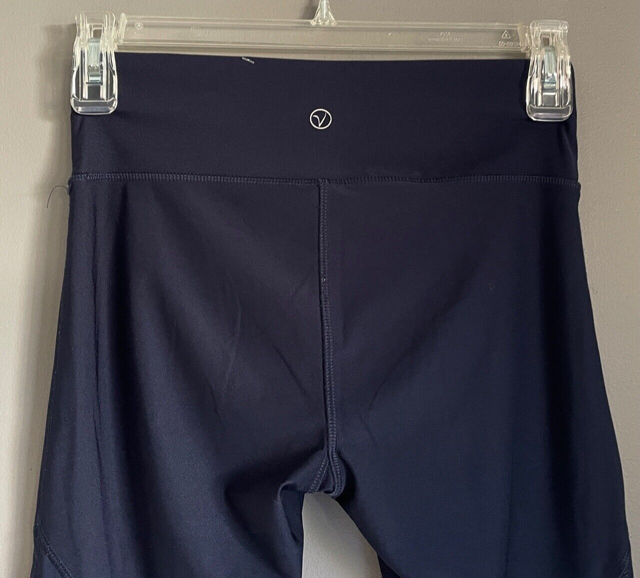 VOGO Athletica Leggings Capri Navy Taupe & White Sz S Activewear Yoga Gym Sports