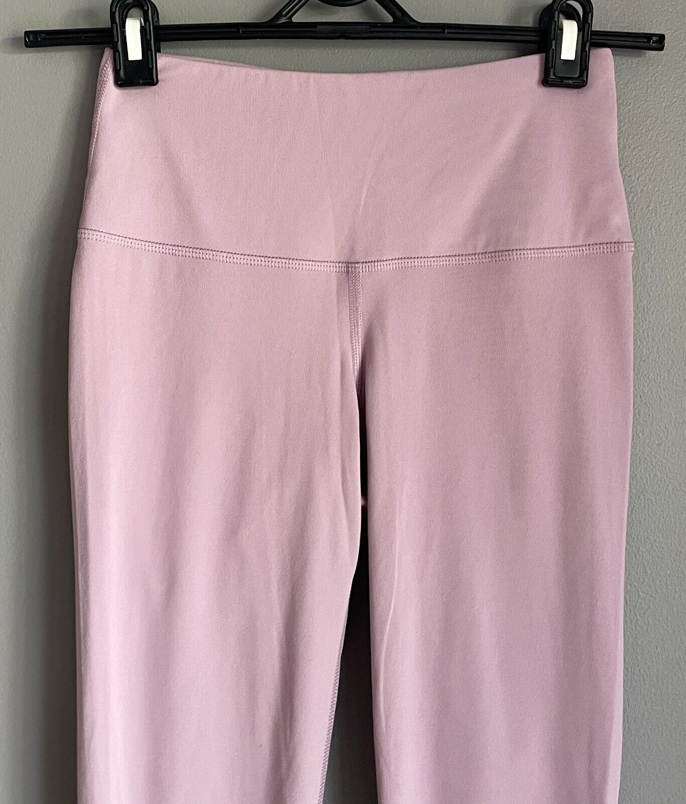 YOGALICIOUS Gray Ridge Mauve Lux High Waist Full Length Leggings Size XS 26 inch