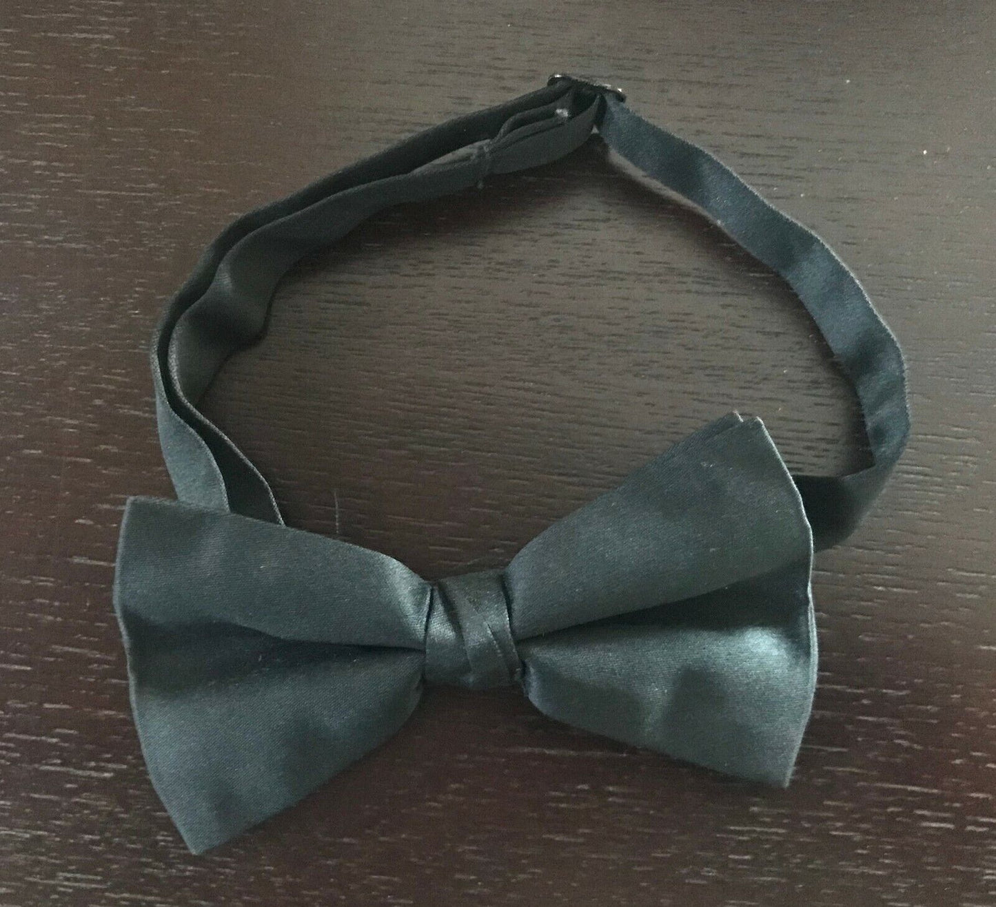 Mens BOW TIE Black Pre-Tied Adjustable Neck Classic (No 5)