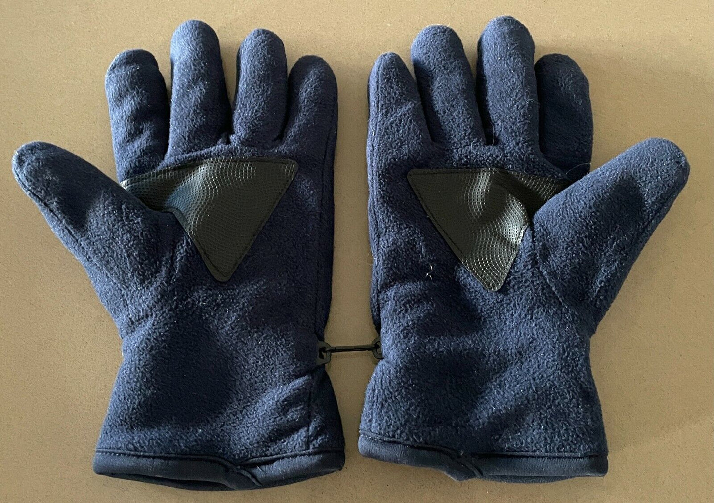 Mens MYRTLE BEACH GLOVES Bauerfeind Micro Fleece Navy Blue Size S M Anti Pilling