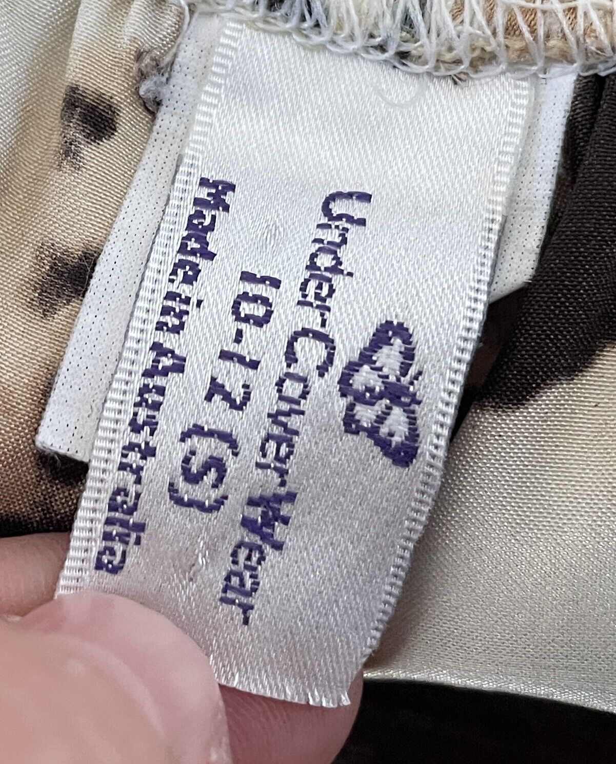 UNDERCOVER WEAR Beige Gold Brown Leopard Elastic WaistLadies Sleep Pants 10 12