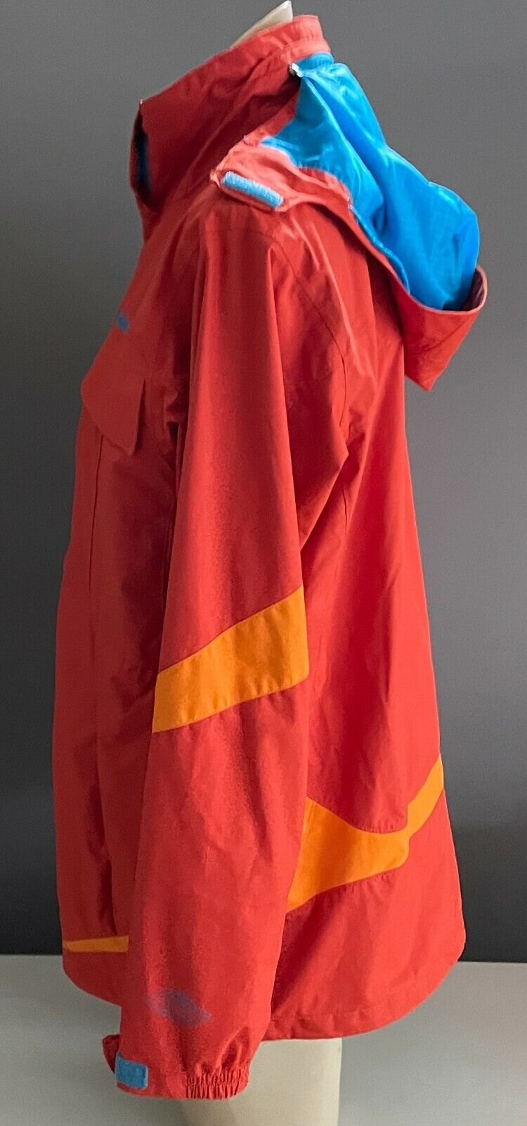 COLUMBIA "Bugaboo" Ski Jacket Snowboard Hike Orange Blue Interchange Mens Size L