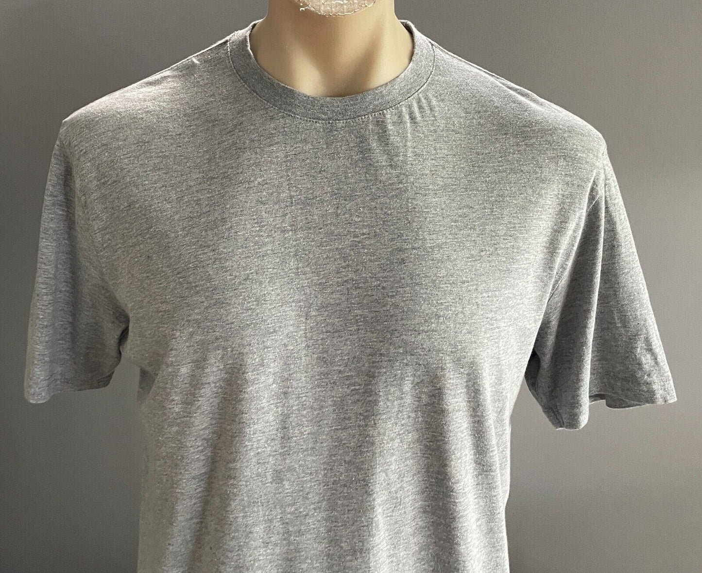Mens FACTORIE T-Shirt Grey Marle Short Sleeve "O.G" Stretch Tee Size L