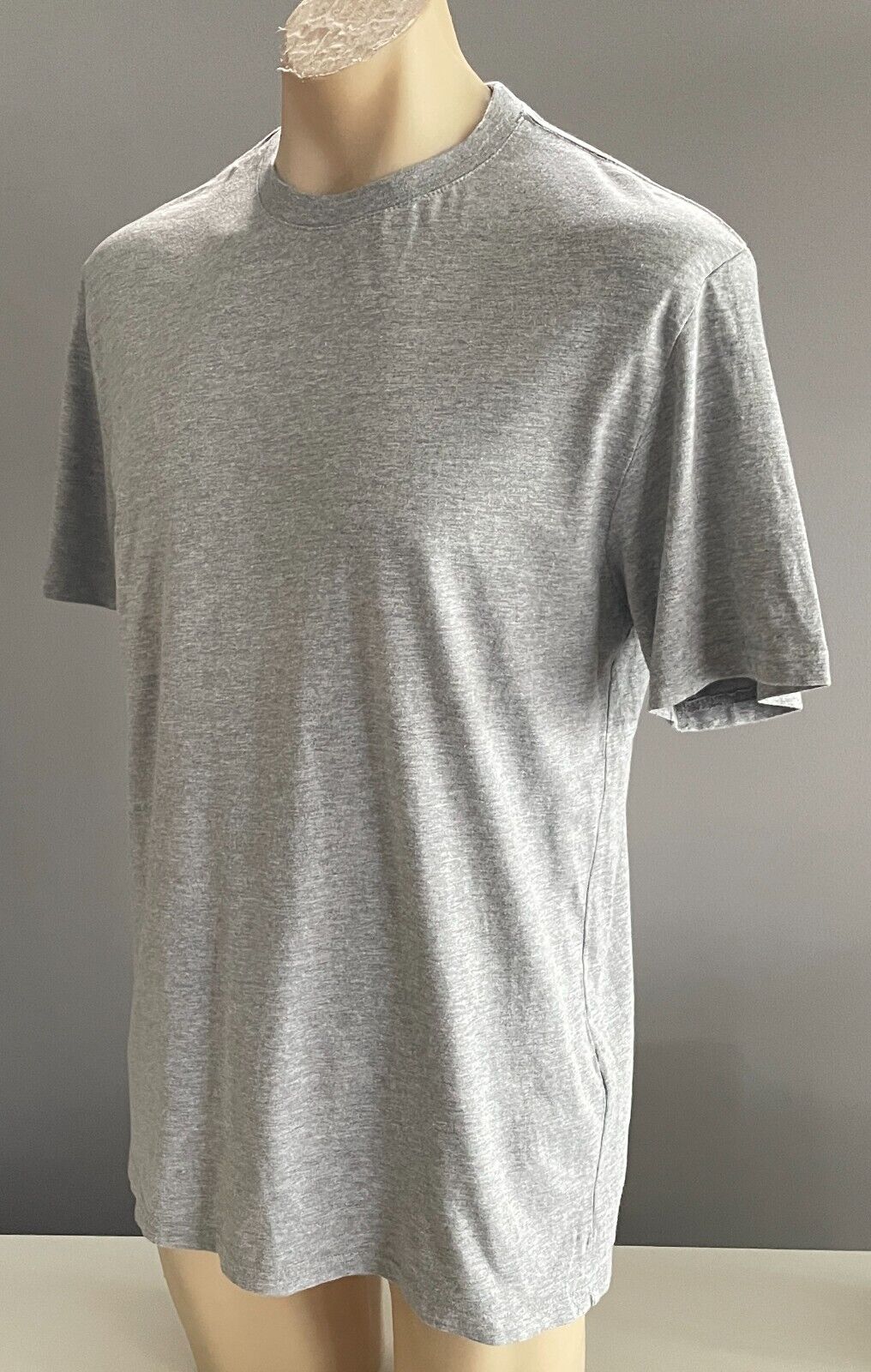Mens FACTORIE T-Shirt Grey Marle Short Sleeve "O.G" Stretch Tee Size L