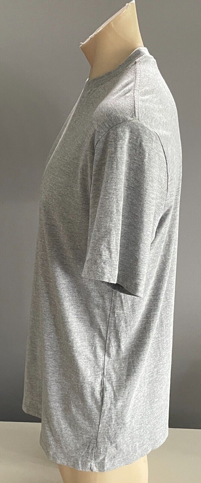 Mens FACTORIE T-Shirt Grey Marle Short Sleeve "O.G" Stretch Tee Size L