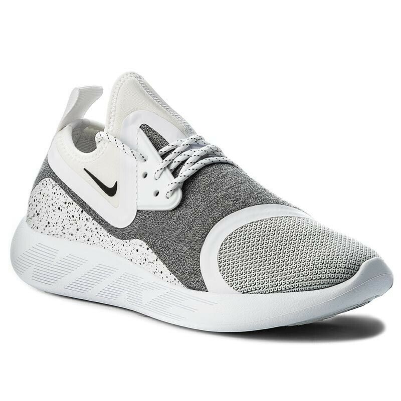 NIKE 923620 100 Lunarcharge Sneakers Shoes White Speckle Mens Size US 8 UK 5.5