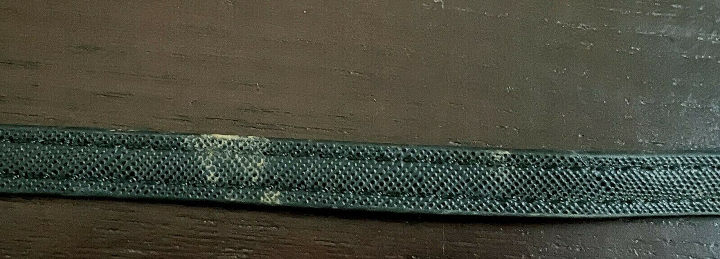 Replacement Shoulder Strap 116cm Thin 9mm Black Handbag Pleather Fixed Gold NEW