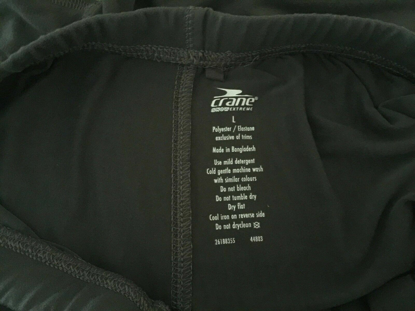 CRANE Pyjama Set Blue Grey & White Stripe Stretch Top & Bottom Mens Size L New