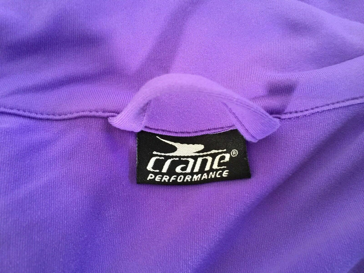 CRANE Sports Jacket Purple Lightweight L/Sleeve Full Zip Active Ladies Sz L 10