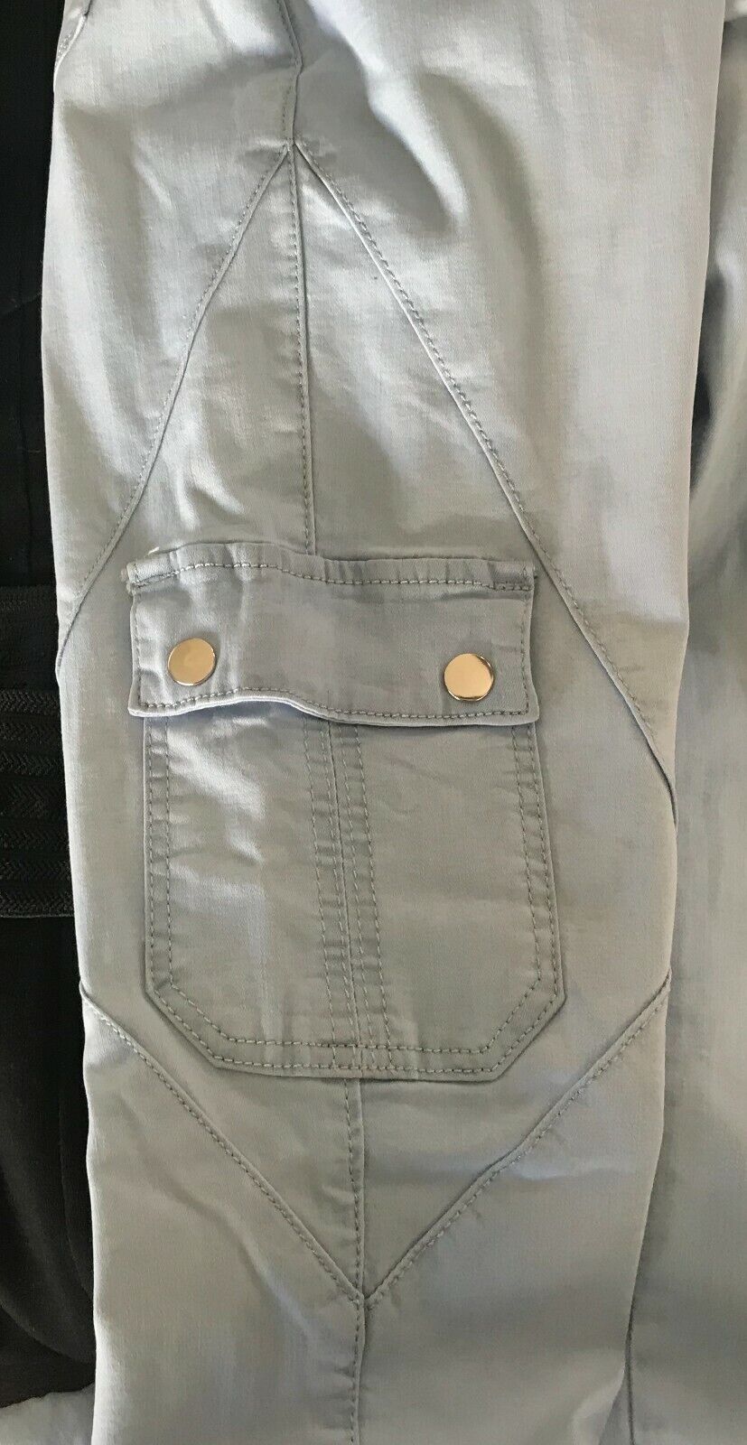 COUNTRY DENIM Australia Blue Denim Jeans Light Cargo Jogger Ankle Ladies Size 10