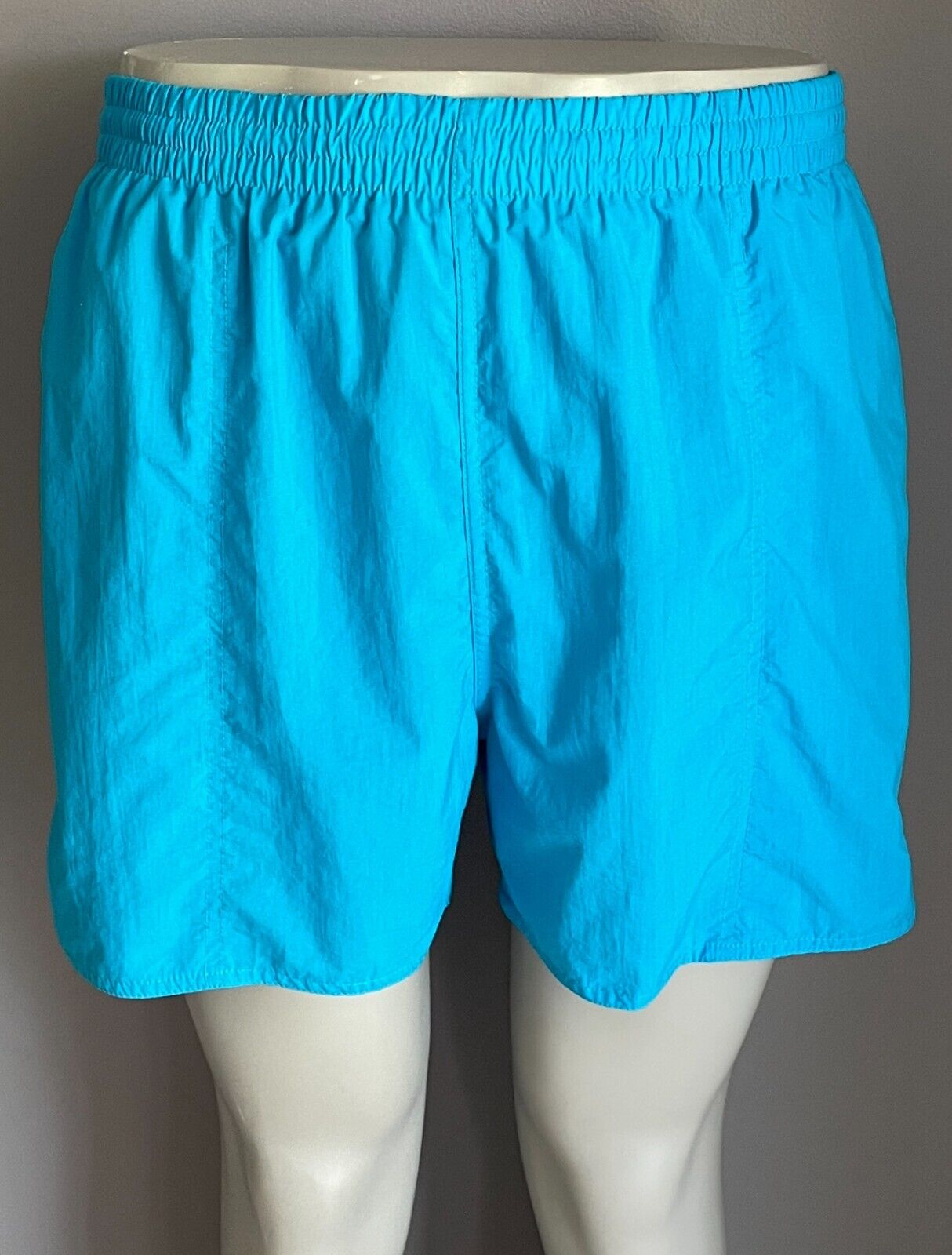 Board Shorts SPEEDO Mens Swim Beach Surf Sky Blue Elastic Waist Mens Size XL