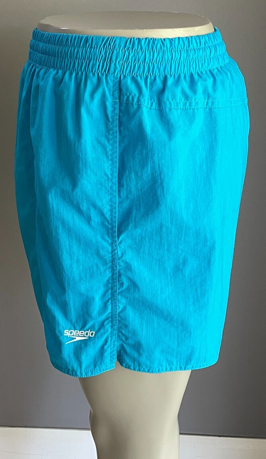 Board Shorts SPEEDO Mens Swim Beach Surf Sky Blue Elastic Waist Mens Size XL