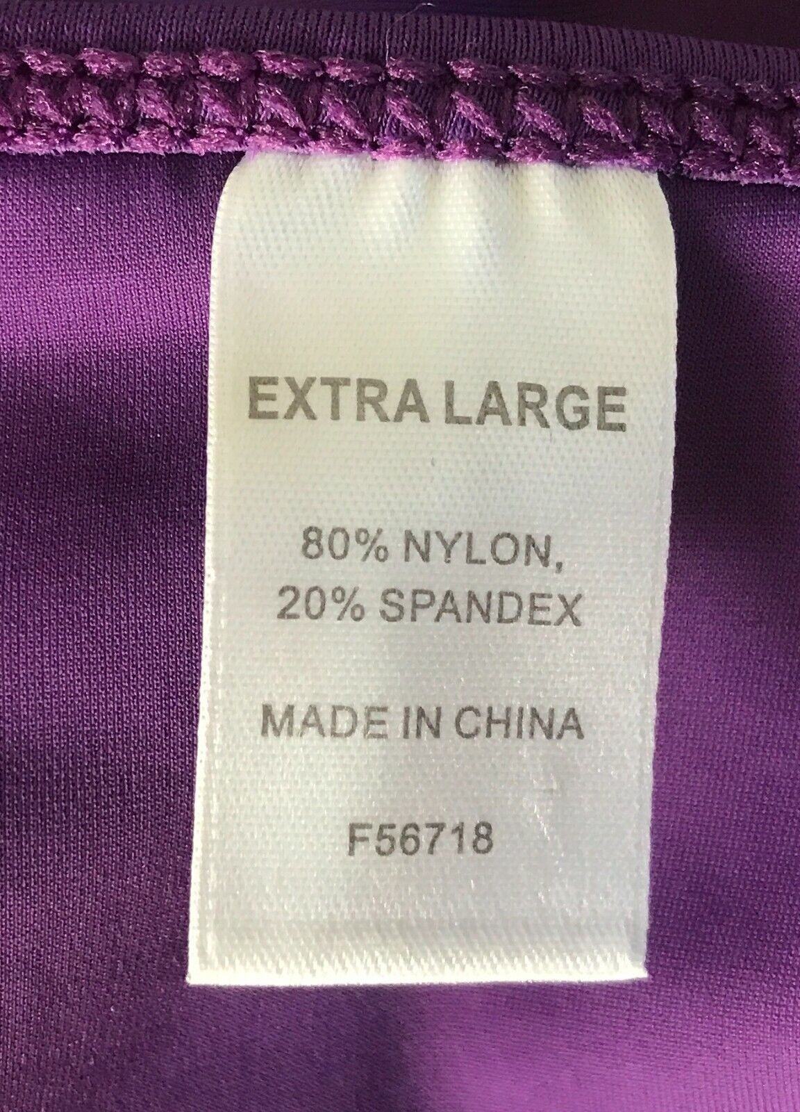 SwimSuit Purple Side Ruched Cross Over V-Neck 1 Piece Bathers Beach Sz XL 12 14