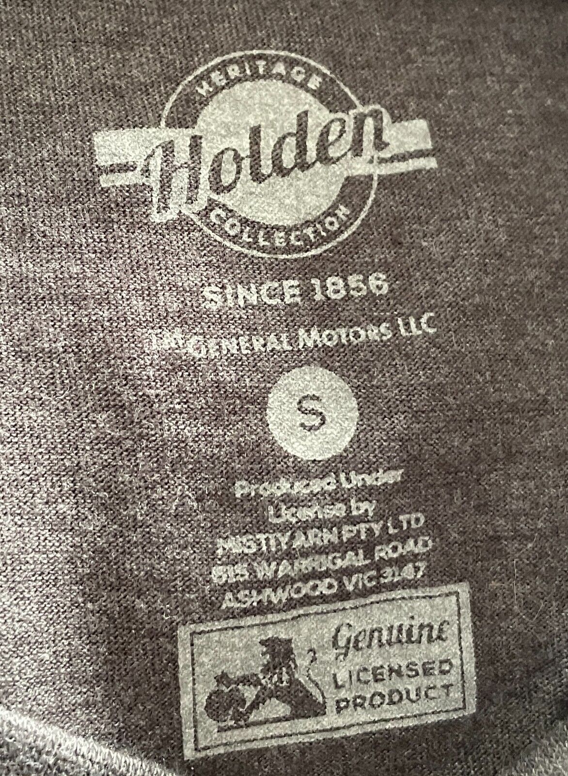 Mens HOLDEN MONARO GTS 350 Tee Grey Short Sleeve Retro Print T-Shirt Size S Cars