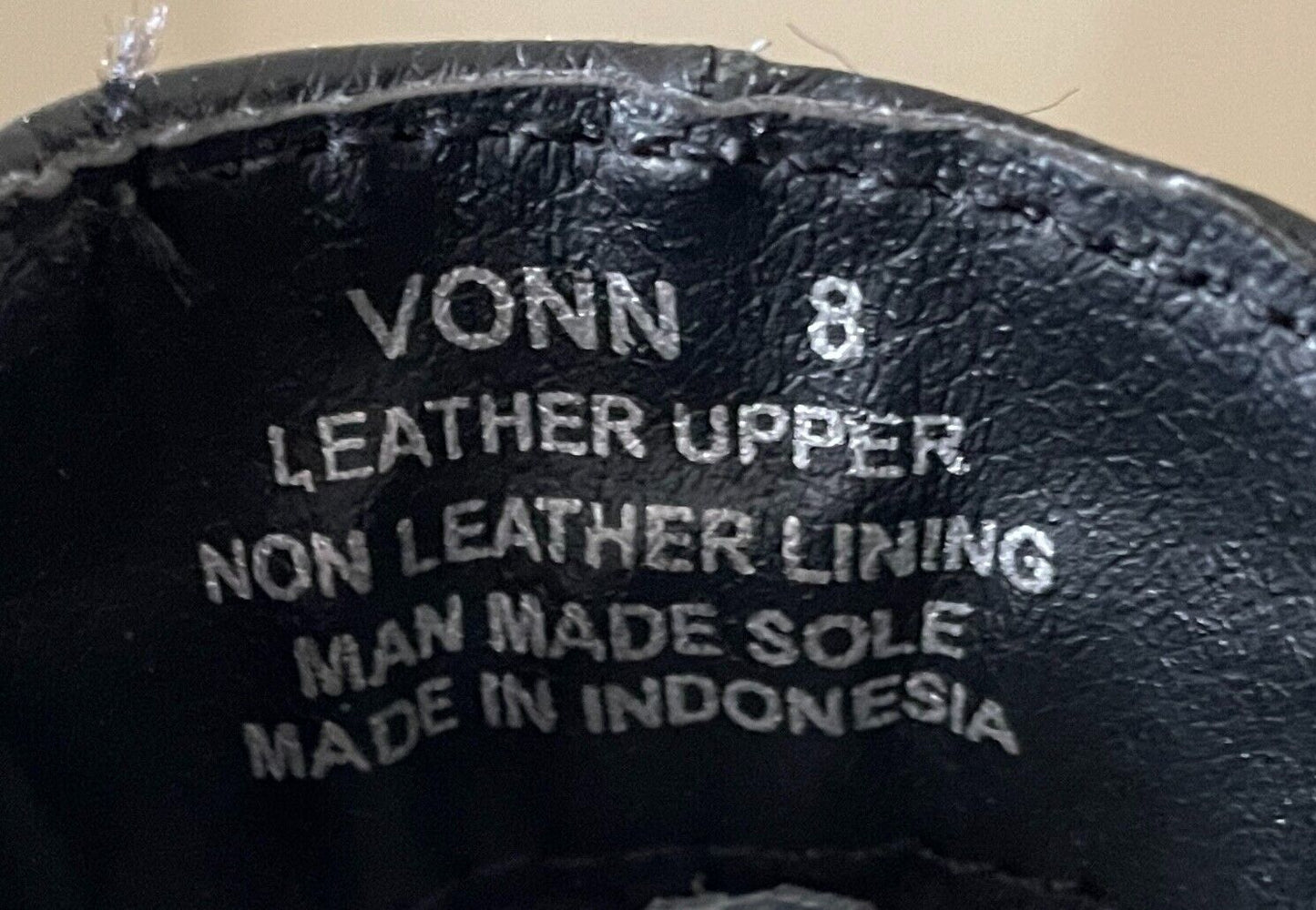 Ladies HUSH PUPPIES "Vonn" Ankle Boots Black Leather Almond Toe Block Heel Sz 8