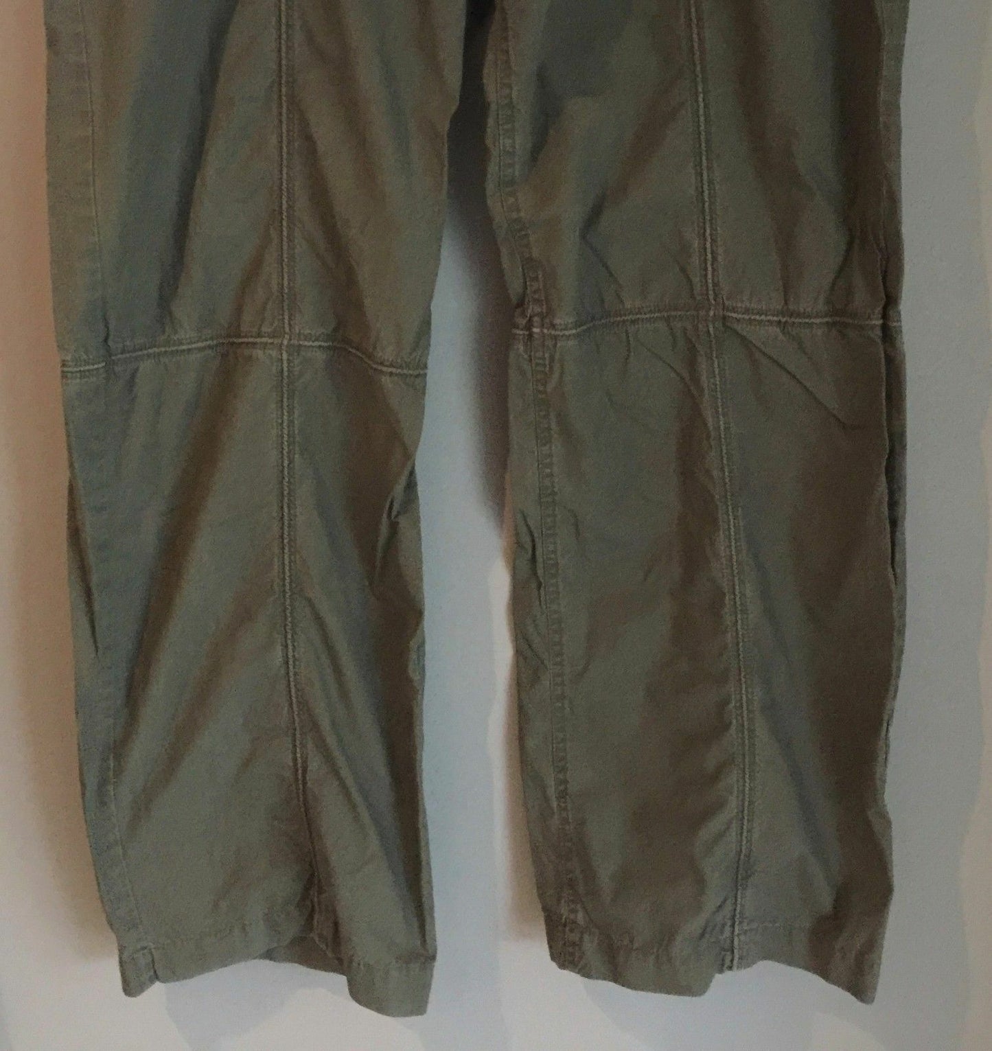 Mens Chinos FCUK JEANS Pants Khaki Military Style Cotton Casual Size 34 Trousers