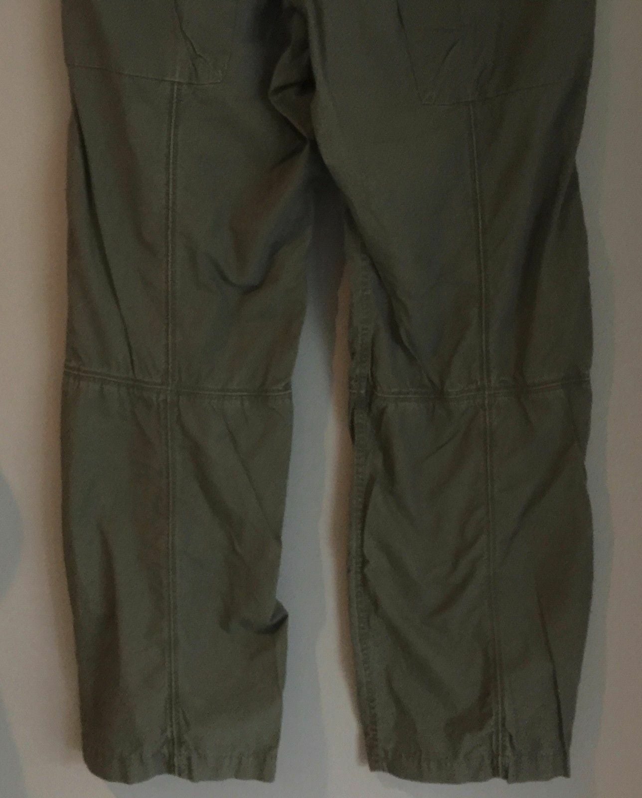 Mens Chinos FCUK JEANS Pants Khaki Military Style Cotton Casual Size 34 Trousers