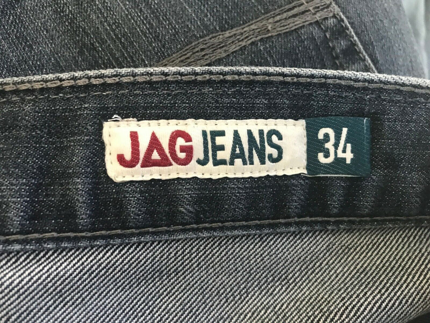 JAG JEANS Low Rise Straight Leg Distressed hem Mens Size 34