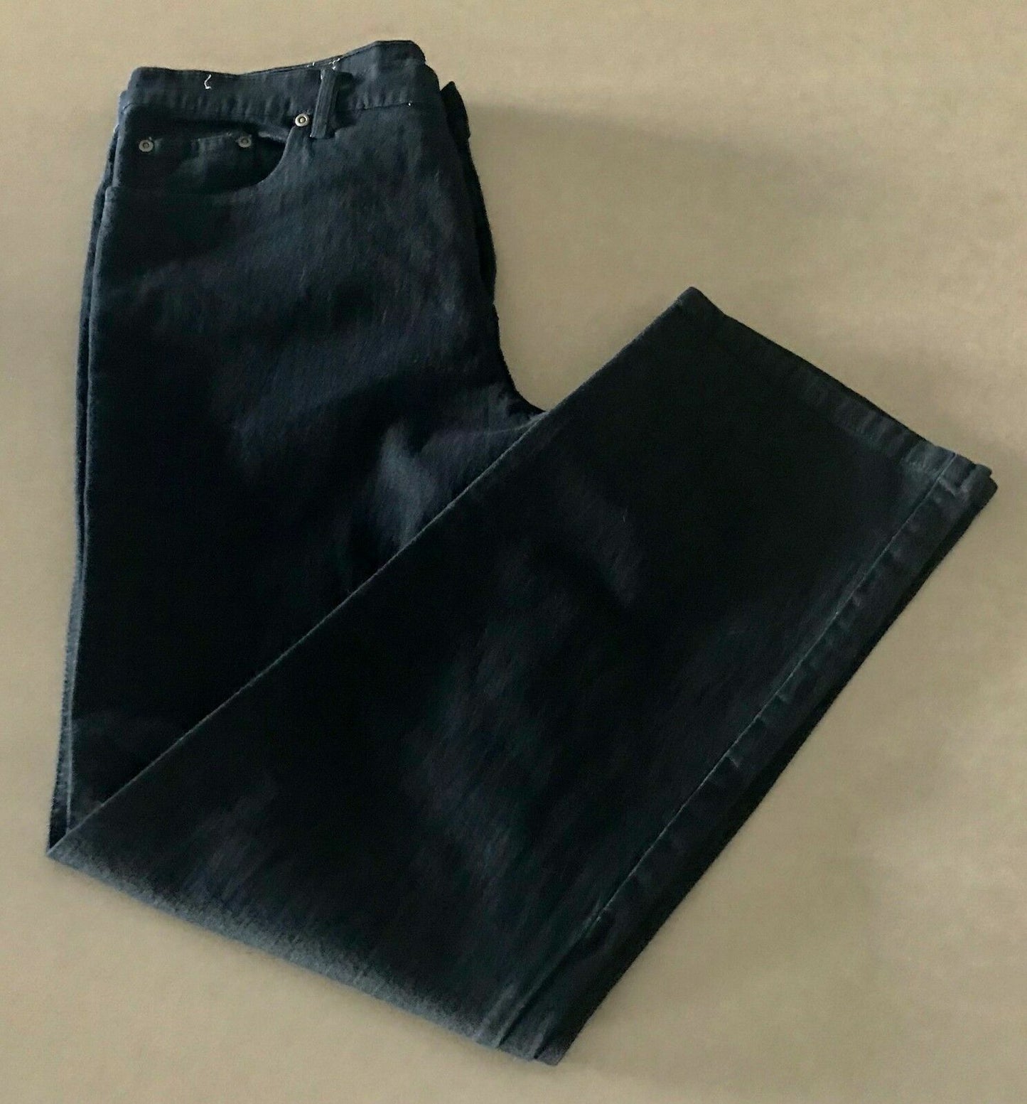 Mens JEANS LIMITED Black Denim Straight Leg Jeans Size 87 Smart Casual NEW