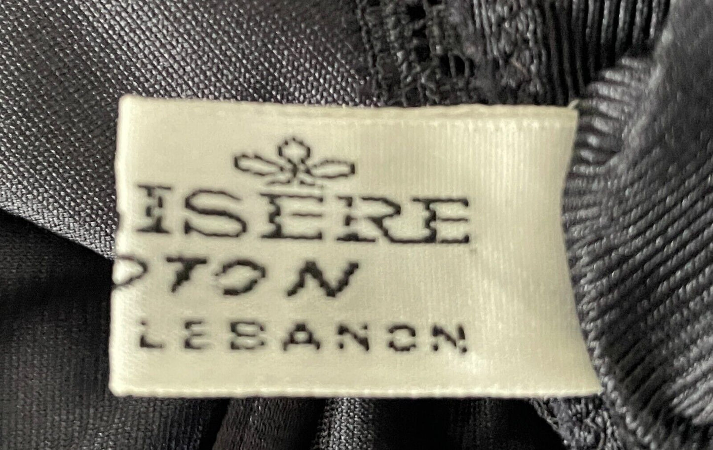 VALISERE Petticoat Black Nylon Lace Trim Full Slip Lingerie Size 44 AU 12