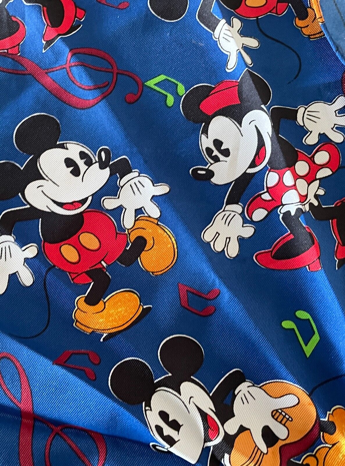 Mens Pocket Square Mickey Mouse & Minnie MICKEY & CO Mens Multicoloured Print