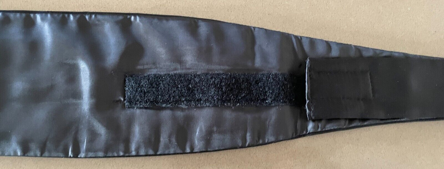 Mens Cummerbund Black Adjustable Clasp Back Packaging NEW