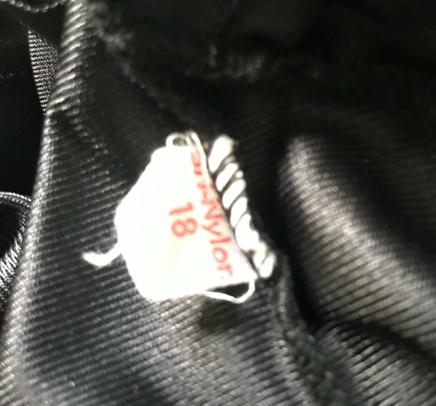 Vintage Petticoat Bri Nylon Black Full Slip Lingerie Plus Size 18 1970s