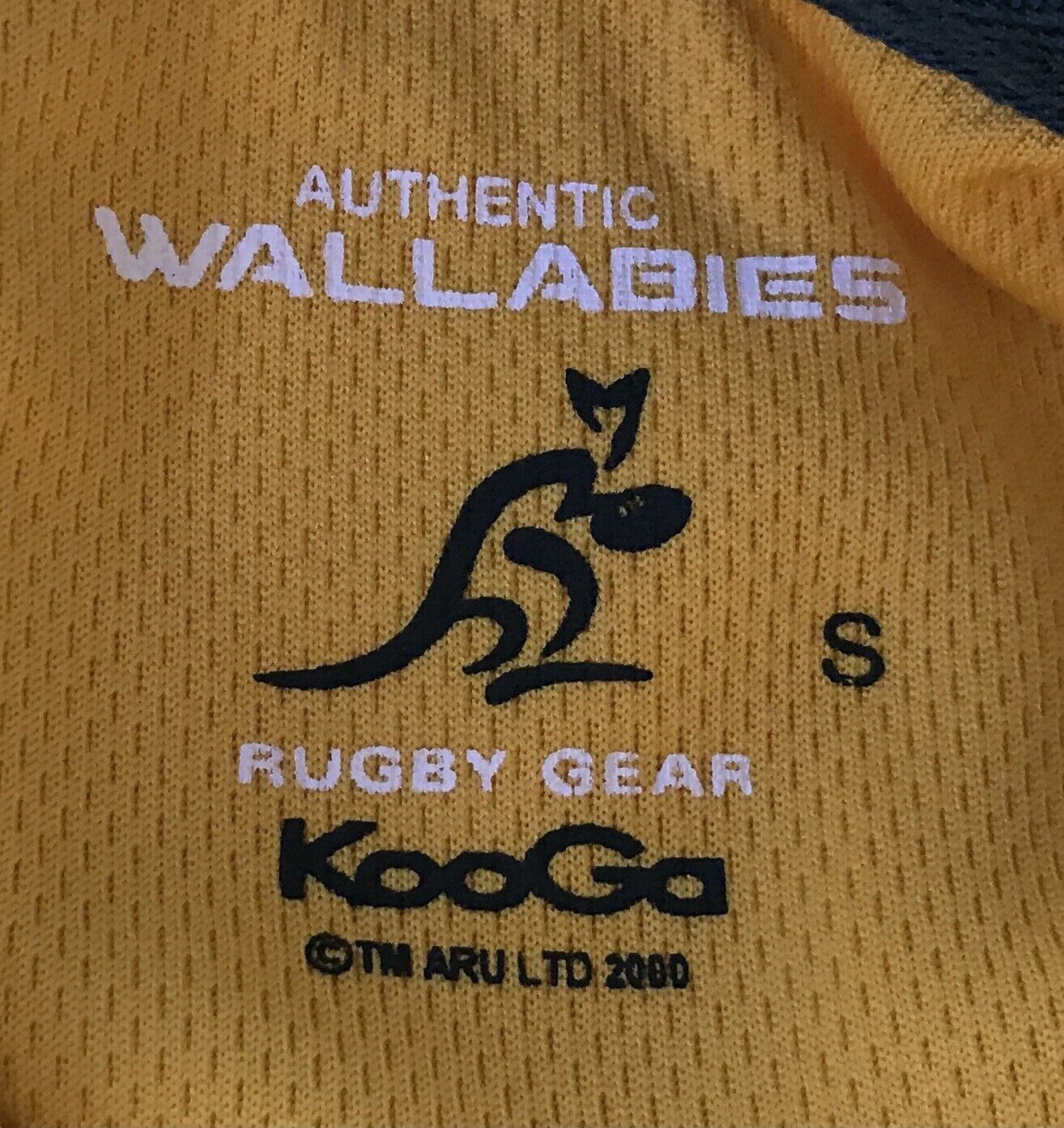 KOOGA Polo Shirt Authentic 2011 WALLABIES Tooheys New Green Gold Sh/Sleeve Men S