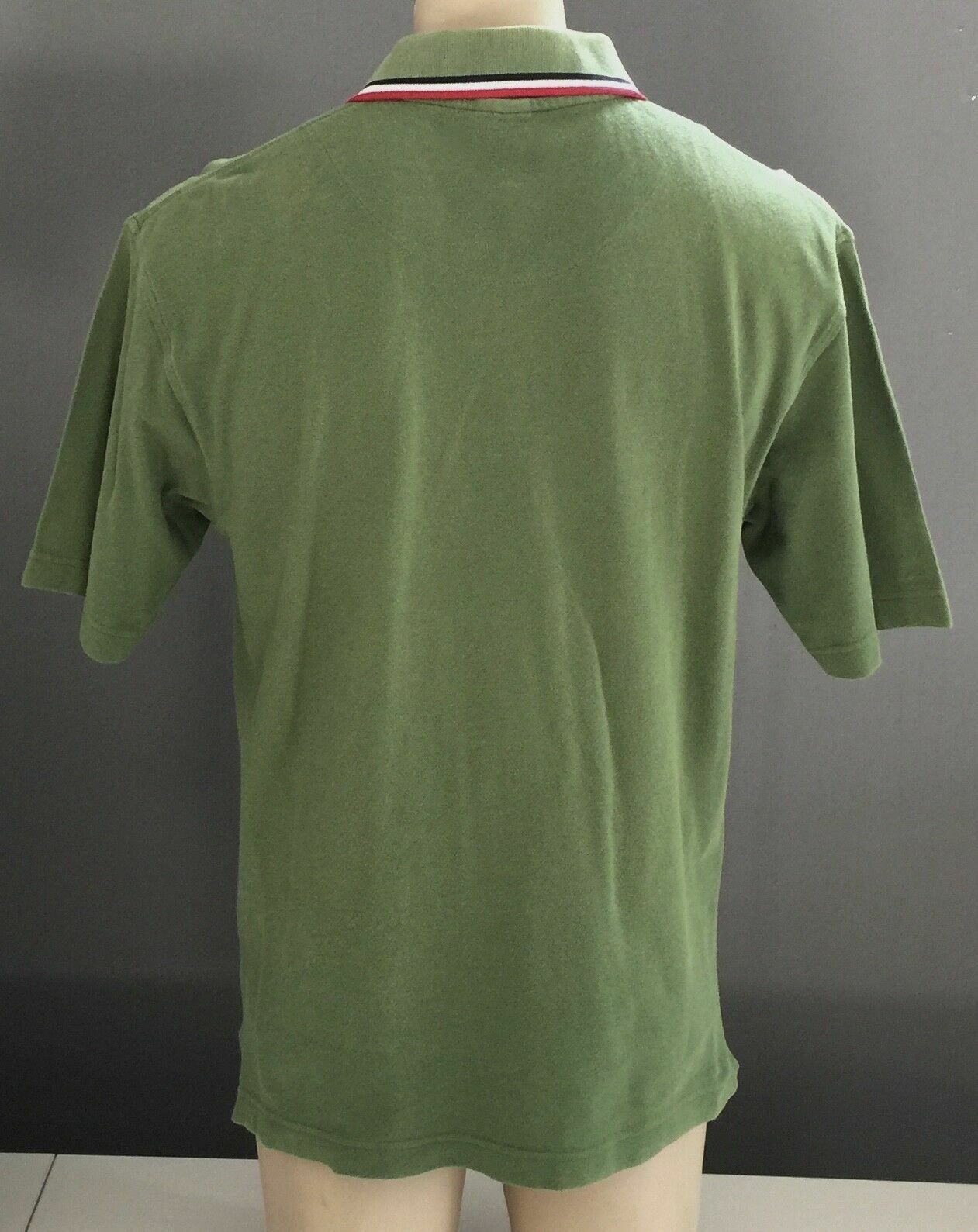 Fan Polo Shirt LIVERPOOL FC Green Football Sh/Sleeve Mens M Collar Soccer Logo