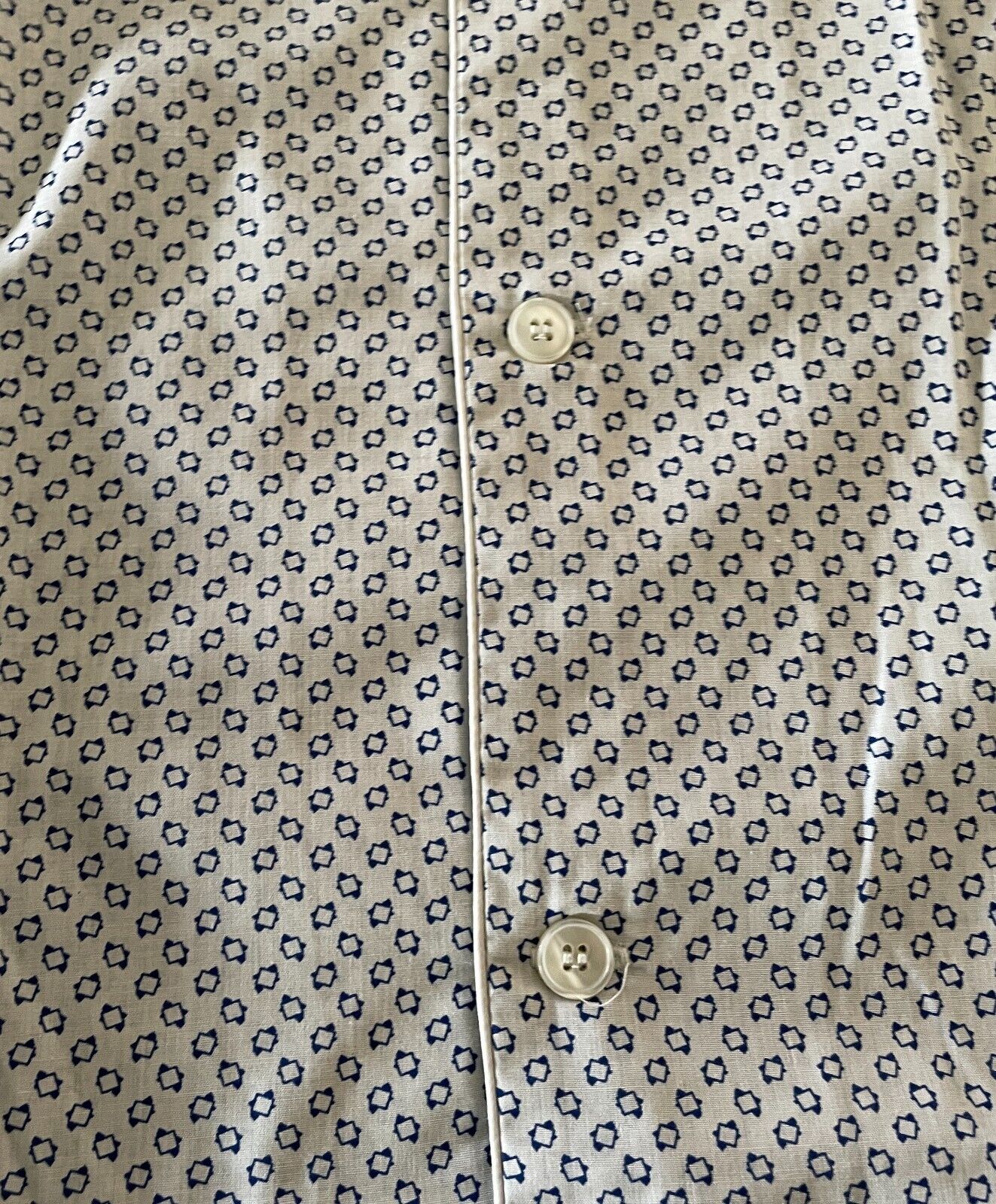 TARGET Stone & Navy Print Shirt & Shorts 2 Pce Pyjamas PJs Set Mens XXL 112 NEW