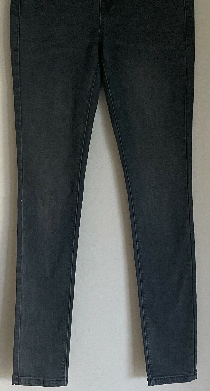 KENJI " Zack " Skinny Leg Jeans Black Denim Mens Size 26 Waist 68cm NEW