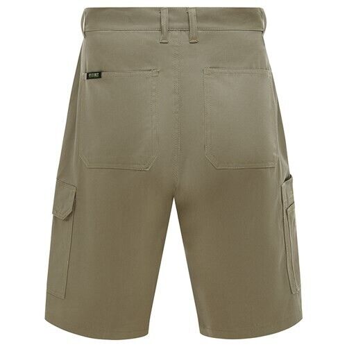 Mens WORKIT Lightweight Cotton Drill Cargo Shorts Khaki Size 77R New in Pack