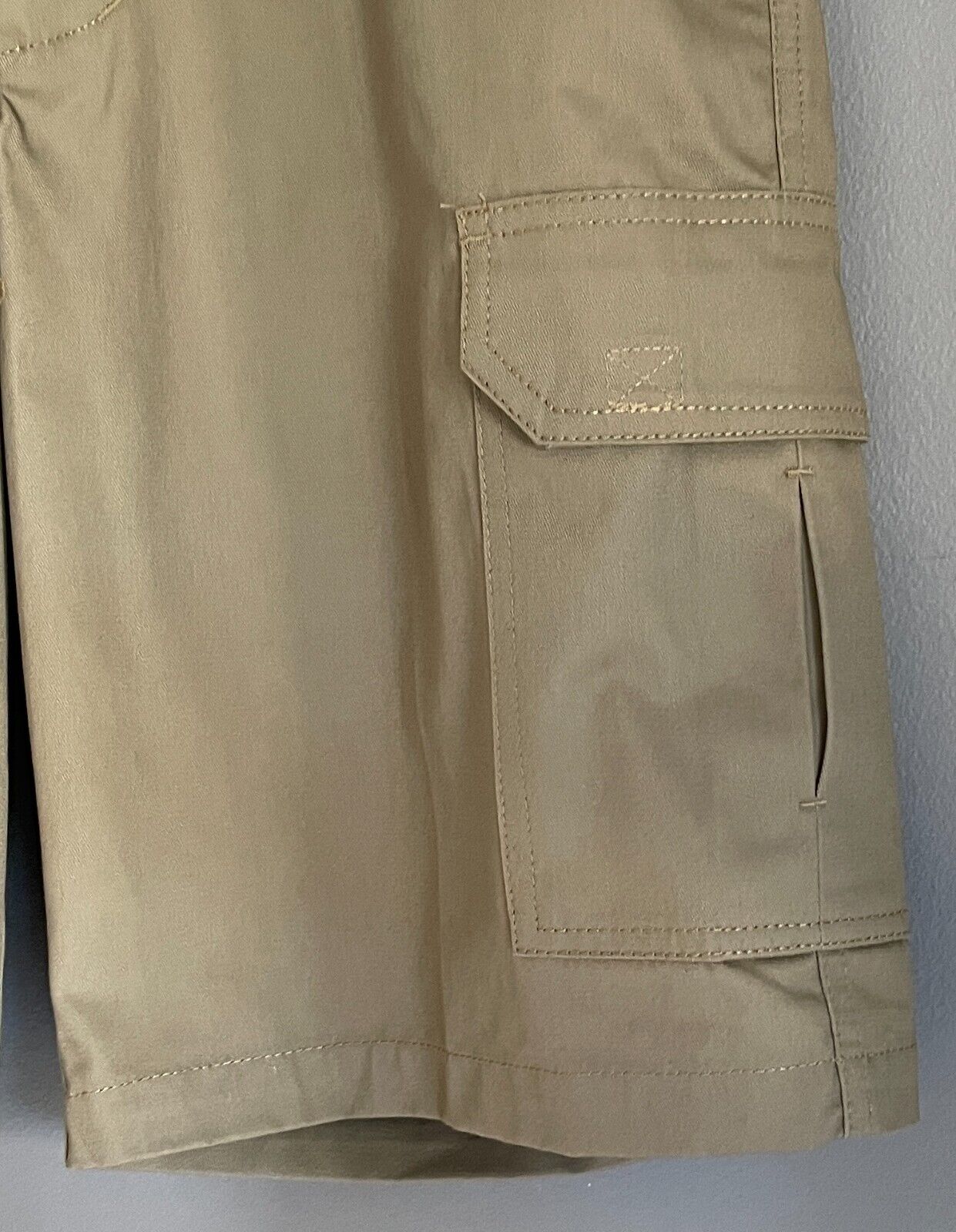 Mens WORKIT Lightweight Cotton Drill Cargo Shorts Khaki Size 77R New in Pack