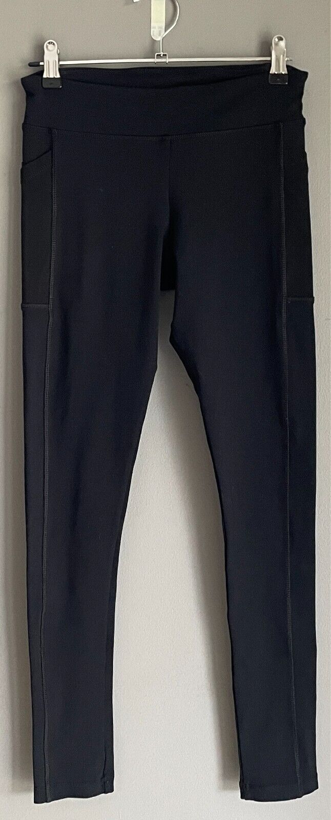 ABI AND JOSEPH Leggings Black Full Length Activewear Pants Gym Size XS Running